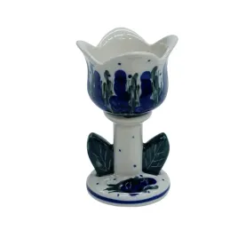 ceramiczny-swiecznik-tulipan-ceramika-boleslawiec