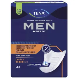 tena-men-fit-level-3-wkladki-chlonne-meskie-na-dzien-i-noc-5-kropel-20-szt