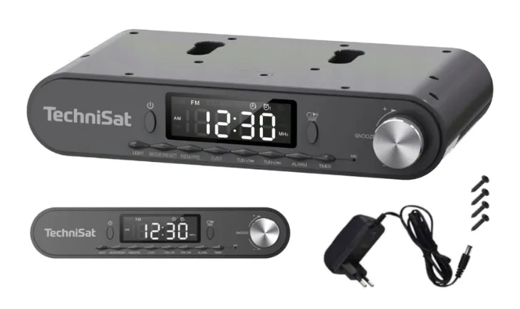 Radio Podszafkowe Kuchenne Bluetooth FM 5W LED Antracyt KitchenRadio