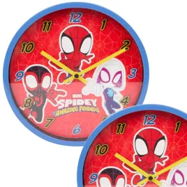 zegar-scienny-wiszacy-dla-dzieci-spiderman-czerwony-analogowy-na-sciane