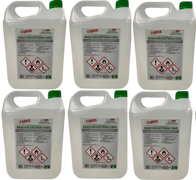 LAKSOL CARSOL BENZYNA EKSTRAKCYJNA BEZWONNA 6X5L  30L PREMIUM - RADOM