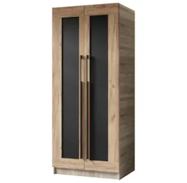 szafa-mavro-z-uchwytami-dab-craft-czarny-korpus-dab-sonoma-78-cm