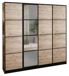 szafa-garderoba-lumi-207-4d-dab-craft-z-lustrem-eden-wzor-2-uchwyt-zloty