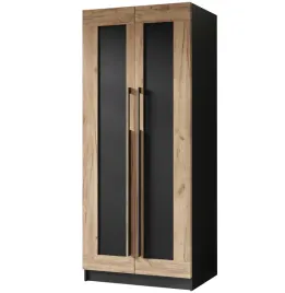szafa-mavro-z-uchwytami-dab-craft-czarny-korpus-czarny-78-cm