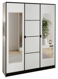 szafa-garderoba-lumi-157-3d-bialy-2x-lustro-dior-wzor-2-uchwyt-czarny