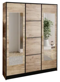 szafa-garderoba-lumi-157-3d-dab-craft-2x-lustro-dior-wzor-2-uchwyt-zloty