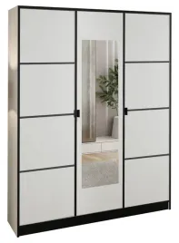 szafa-garderoba-lumi-157-3d-bialy-z-lustrem-dior-wzor-2-uchwyt-czarny