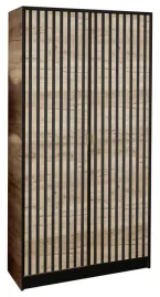 szafa-dwudrzwiowa-garderoba-lumi-105-2d-dab-craft-wzor-3-uchwyt-zloty