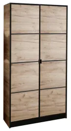 szafa-dwudrzwiowa-garderoba-lumi-105-2d-dab-c-wzor-2-uchwyt-czarny