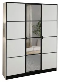 szafa-garderoba-lumi-157-3d-bialy-z-lustrem-eden-wzor-2-uchwyt-czarny