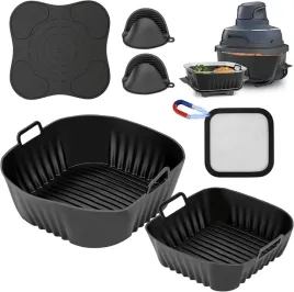 akcesoria-do-air-fryer-foremki-silikonowe-lapki-mata-zestaw-czarny-5el
