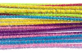 druciki-kreatywne-30cm-pluszowe-neonowe-wyciory-mix-20-sztuk