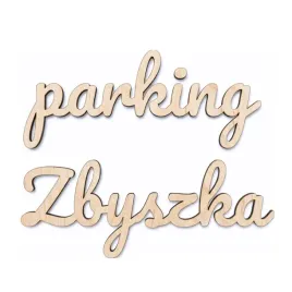 personalizowany-napis-na-sciane-parking-imie