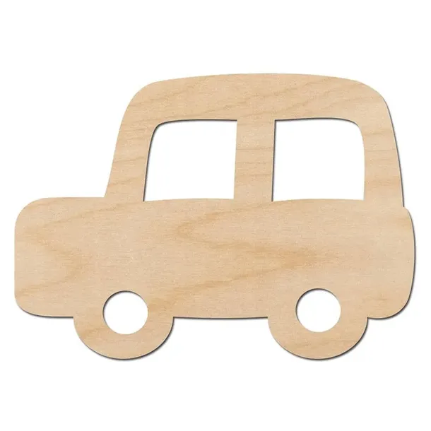 Scrapki drewniane zawieszka Auto ze sklejki Loveart Dekor do ozdabiania