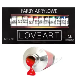 farby-akrylowe-loveart-12x12ml-zestaw-kolorow-dla-dzieci-i-szkoly