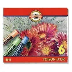 pastele-suche-toison-d-or-koh-i-noor-6-kolorow-zestaw-kolorowych-kredek