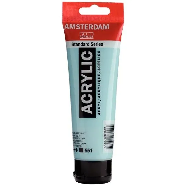 Farba akrylowa Talens Amsterdam 120ml Sky blue do płótna malarskiego