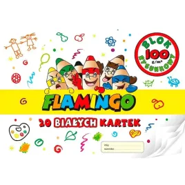 blok-rysunkowy-bialy-flamingo-a4-20-kartek-100g-m-szkolny-do-rysowania