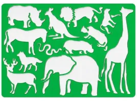 szablon-koh-i-noor-zwierzeta-safari-scrapbooking-kontur-wzory-do-rysowania