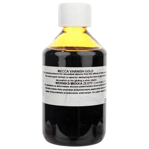 Werniks mekka złoty Renesans 250 ml ochrona powierzchni pozłotnictwo