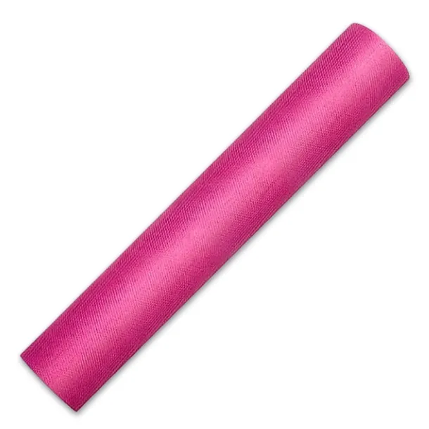Tiul dekoracyjny ciemny różowy 30cm x 9m rolka tkanina DIY ozdoby szycie
