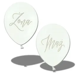 balony-slubne-30-cm-2-szt-z-napisem-maz-zona-dekoracje-na-wesele