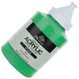 farba-akrylowa-malarska-phoenix-500ml-zielona-farby-artystyczne-plastyka