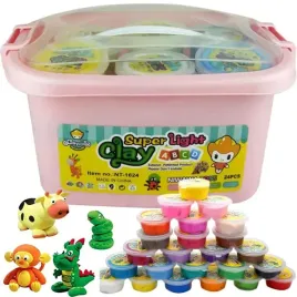 claydoll-magiczna-piankolina-masa-plastyczna-24szt-walizka-rozowa