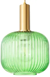 lampa-wiszaca-szklana-moderna-zlota-zielona