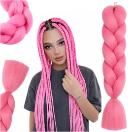 wlosy-syntetyczne-do-warkoczykow-rozowe-warkocze-pasma-doczepy-120-cm