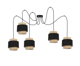 lampa-wiszaca-sufitowa-pajak-boho-len-i-czern-5-zarowek