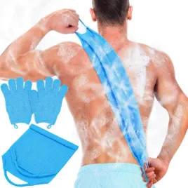 anezus-zestaw-peelingowy-rekawic-do-ciala-i-plecow-niebieski