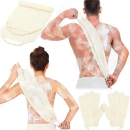 anezus-zestaw-do-peelingu-ciala-rekawice-i-recznik-bezowy