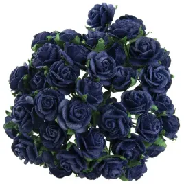 kwiaty-papierowe-roze-ciemnoniebieskie-15mm-50szt