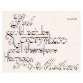tekturka-scrapki-sentencja-god-made-mother