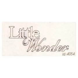 tekturka-scrapki-napis-little-wonder