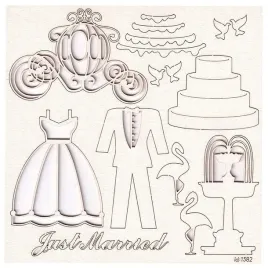 tekturka-scrapki-just-married-zestaw