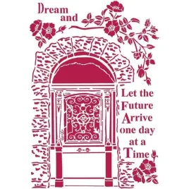 szablon-maska-a4-stamperia-lady-vagabond-marzenie