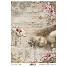 papier-ryzowy-do-decoupage-a4-dziewczyna-retro