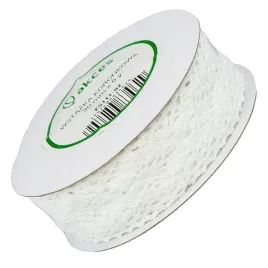 koronka-bawelniana-biala-30mm-x-455m