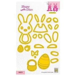 wykrojnik-nellies-easter-bunny-kroliczek-zajaczek