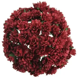 kwiaty-papierowe-astry-ciemno-czerwone-50szt