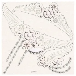 tekturka-scrapki-steampunk-duze-skrzydla-lancuchy