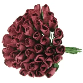 kwiaty-papierowe-roze-zamkniete-bordowe-8mm-50szt