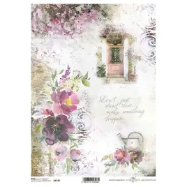 papier-ryzowy-do-decoupage-a4-r1748-kwiaty-drzwi