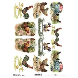 papier-ryzowy-do-decoupage-itd-r471-a4-kury-koguty