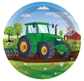 talerzyki-jednorazowe-traktor-18-cm-6szt-impreza-party-dziecko
