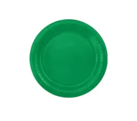 talerzyki-papierowe-zielone-18cm-urodziny-zielony