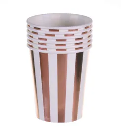 kubeczki-rose-gold-paski-urodziny-impreza-220-ml