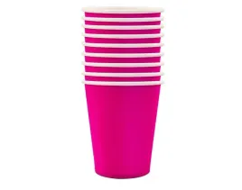 kubeczki-papierowe-rozowe-magenta-ciemnorozowy-urodziny-220ml-party